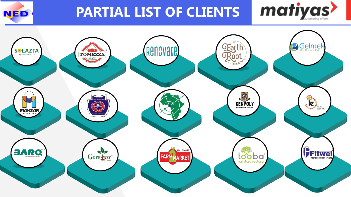 Selected clients from NED Consultants profile - page 1